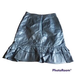 Vera Pelle Leather Skirt